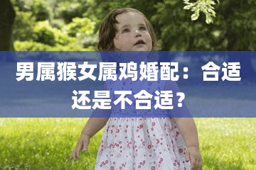 男属猴女属鸡婚配：合适还是不合适？