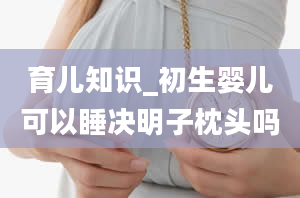 育儿知识_初生婴儿可以睡决明子枕头吗