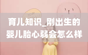 育儿知识_刚出生的婴儿胎心弱会怎么样