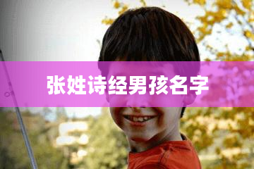 张姓诗经男孩名字