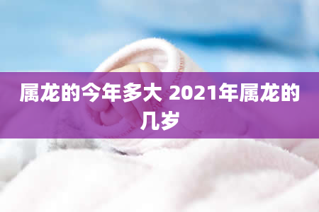 属龙的今年多大 2021年属龙的几岁