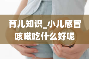 育儿知识_小儿感冒咳嗽吃什么好呢