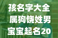 狗年姓饶男孩名字大全 属狗饶姓男宝宝起名2018