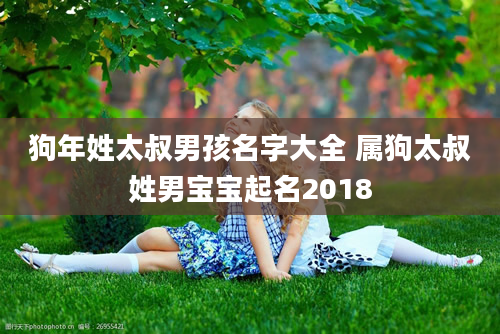 狗年姓太叔男孩名字大全 属狗太叔姓男宝宝起名2018