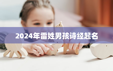 2024年雷姓男孩诗经起名