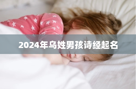 2024年乌姓男孩诗经起名