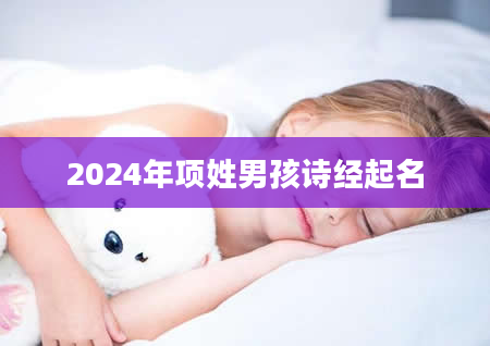 2024年项姓男孩诗经起名