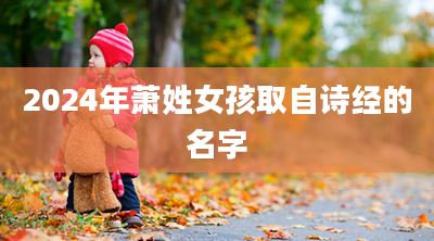 2024年萧姓女孩取自诗经的名字