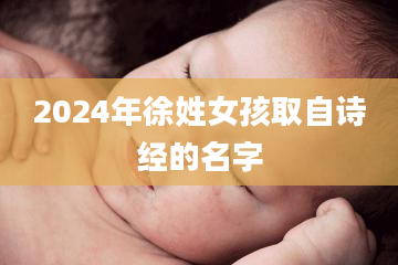 2024年徐姓女孩取自诗经的名字