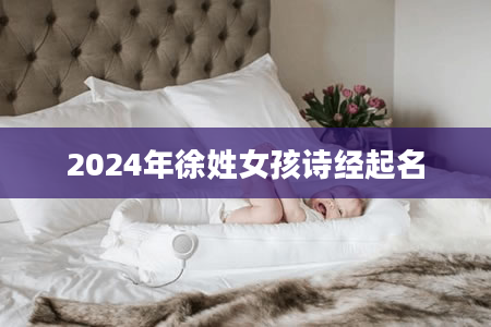 2024年徐姓女孩诗经起名