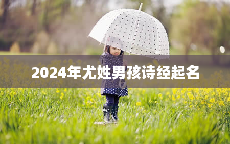 2024年尤姓男孩诗经起名